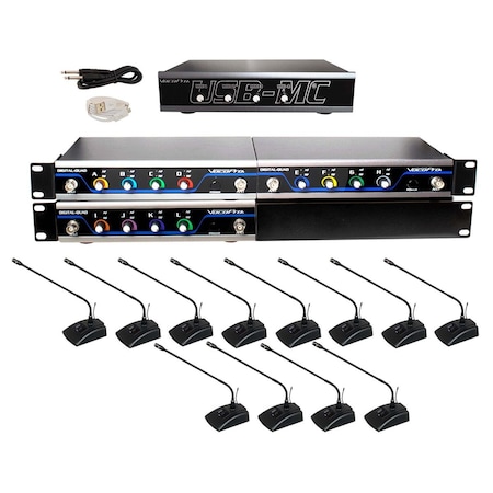 Plugit 12 Channel USB Interface Wireless Microphone PL3830982